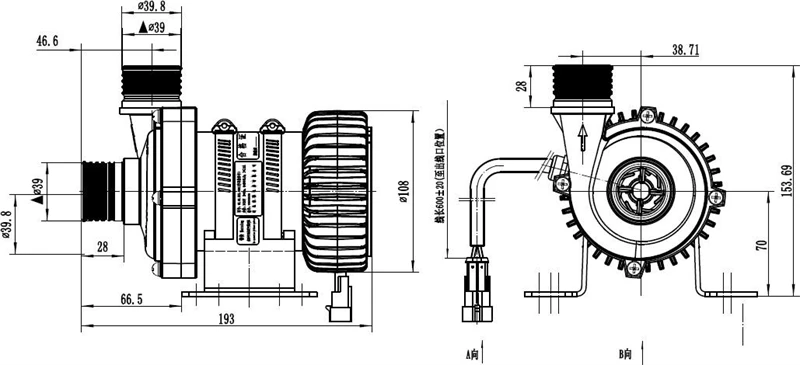 ELECTRIC WATER PUMP STRUCTURE ELECTRIC WATER PUMP STRUCTURE